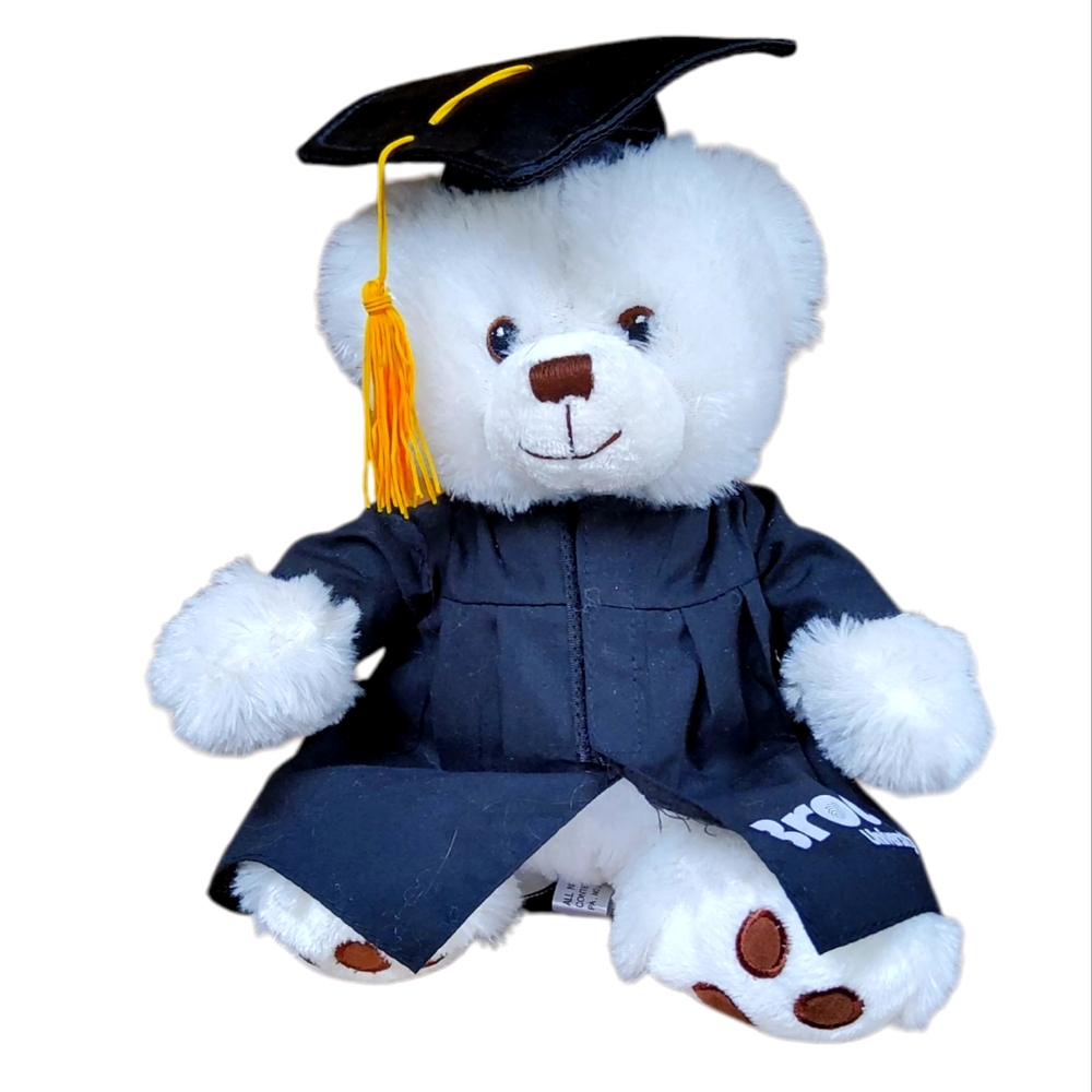 Graduation From Brock University Teddy Bear with Cap and Gown